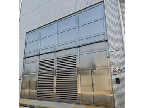 不锈钢消声百叶门